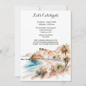 Reisthema Pensioenpartij Kaart (Achterkant)