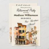 Reisthema Pensioenpartij Kaart (Voorkant / Achterkant)