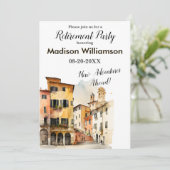 Reisthema Pensioenpartij Kaart (Staand voorkant)