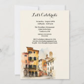 Reisthema Pensioenpartij Kaart (Achterkant)