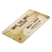 Reisthema sla de datummagneet op magneet (Linkerzijde)