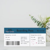 Reisthema "We verwachten" Aankondiging (Staand voorkant)