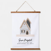 Reistherapie - aangepast huis hangend wandkleed (Voorkant)