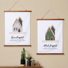 Reistherapie - aangepast huis hangend wandkleed