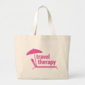 Reistherapie Grote Tote Bag (Voorkant)