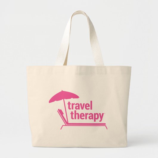 Reistherapie Grote Tote Bag (Voorkant)