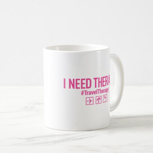 Reistherapie Koffiemok (Voorkant rechts)