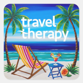 Reistherapie Reizen Sticker Vakantie Escape