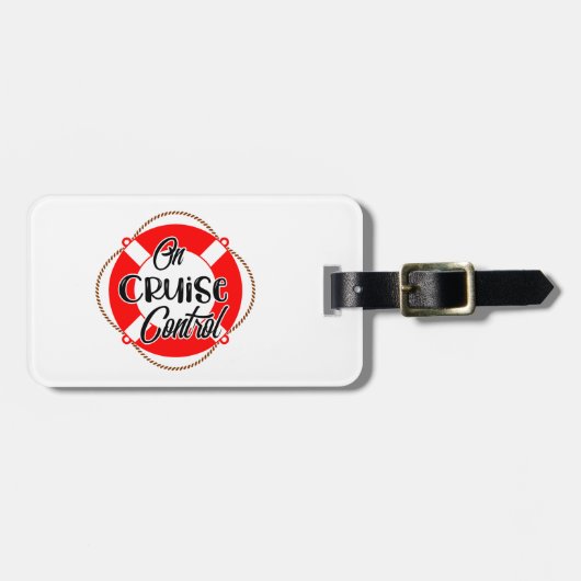 Reistijd bij cruise control bagagelabel (Voorkant horizontaal)