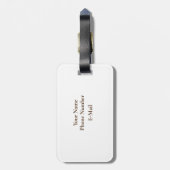 Reistijd bij cruise control bagagelabel (Achterkant verticaal)