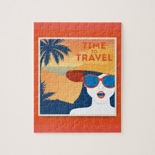 Reistijd Legpuzzel (Verticaal)