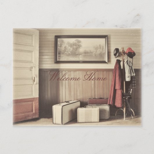 Reistijd - Postkaart - gekleurd (Voorkant)