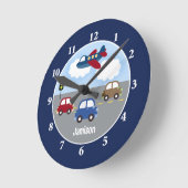 Reistijd Transportthema Aangepaste wandklok (Hoek)