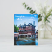 Reistoerisme en toerisme in de binnenvaart briefkaart (Staand voorkant)