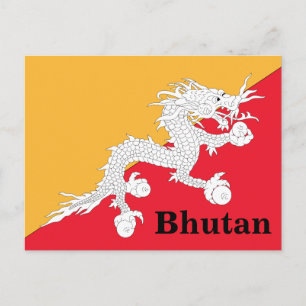 reistoerisme in Bhutan Briefkaart