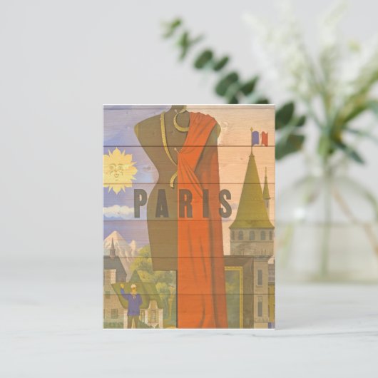  Reistoerisme voor de Reis van Parijs Briefkaart (Staand voorkant)