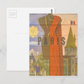  Reistoerisme voor de Reis van Parijs Briefkaart (Voorkant / Achterkant)