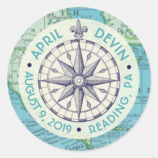 Reisuitnodiging Suite Sticker (Voorkant)