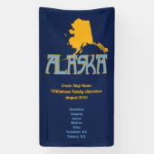 Reisvakantie in Alaska Spandoek (Verticaal)