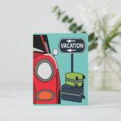 Reisvakantie Weg Avontuur Briefkaart (Staand voorkant)