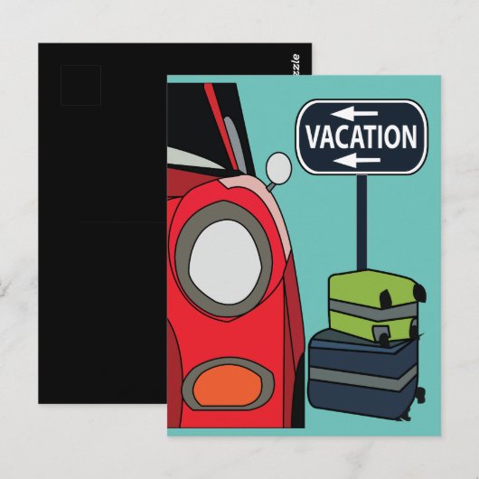 Reisvakantie Weg Avontuur Briefkaart (Voorkant / Achterkant)