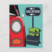 Reisvakantie Weg Avontuur Briefkaart (Voorkant)