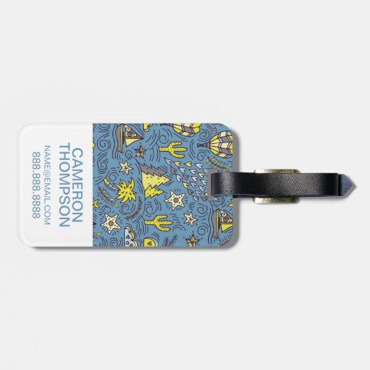 Reisveer Bagagelabel (Achterkant horizontaal)