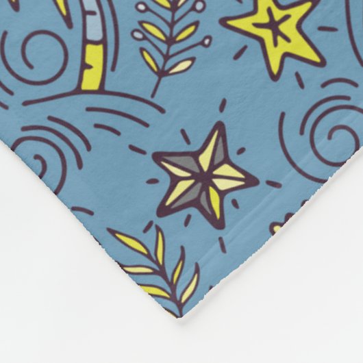 Reisveer Fleece Deken (Hoek)