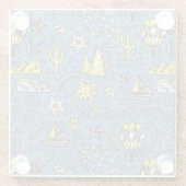 Reisveer Glazen Onderzetter (Achterkant)