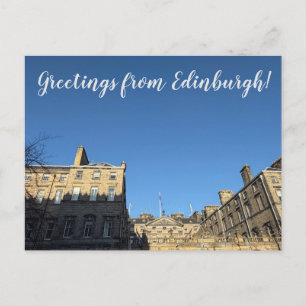 REISVERHALEN: Groeten vanuit Edinburgh! Briefkaart