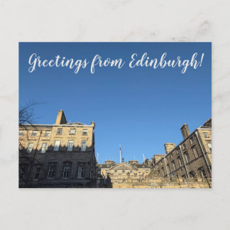 REISVERHALEN: Groeten vanuit Edinburgh! Briefkaart
