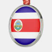 Reisversiering - Costa Rica Metalen Ornament (Links)