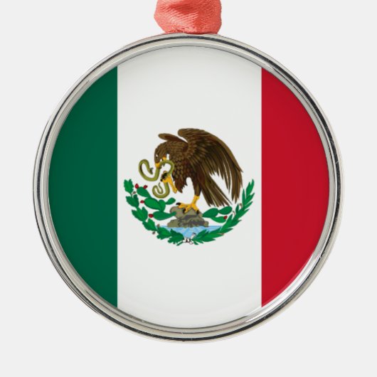 Reisversiering - Mexico Metalen Ornament (Voorkant)