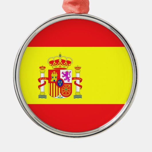 Reisversiering - Spanje Metalen Ornament (Voorkant)
