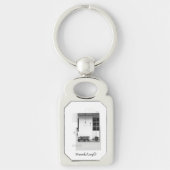 reisverslag_2 metaal sleutelhanger (Voorkant)