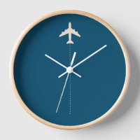 reisvliegtuig met stippellijn