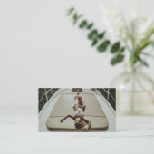 Reisvlogger Influencer Content Creator Foto Visitekaartje (Staand voorkant)