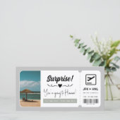 Reisvoucher Cadeaubon Verrassingsvakantie (Staand voorkant)