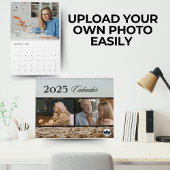 Reiswandkalender in zwart en beige filmstrip kalender