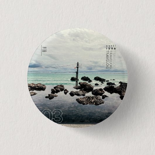 reisweg_3 ronde button 3,2 cm (Voorkant)