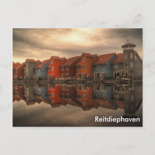 Reitdiephaven, Groningen, Nederland Briefkaart (Voorkant)