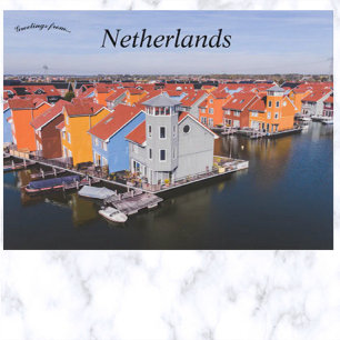 Reitdiephaven Groningen Nederland Briefkaart