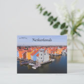 Reitdiephaven Groningen Nederland Briefkaart (Staand voorkant)