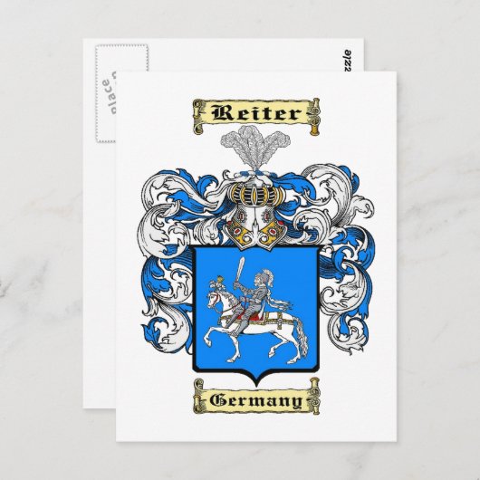 Reiter Briefkaart (Voorkant / Achterkant)
