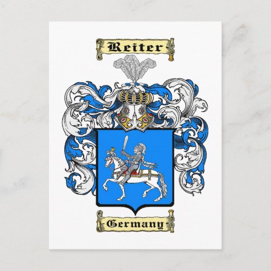 Reiter Briefkaart (Voorkant)
