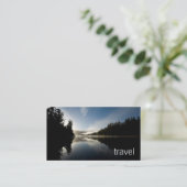 Reizen 2 ・ Sjabloon voor visitekaartjes (Staand voorkant)