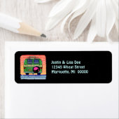 Reizen Aangepaste Van Camping Glamping Adresetiket Etiket (Insitu)