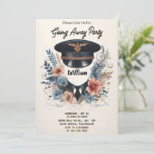 Reizen Afscheid Militair weggaan Feest Kaart (Staand voorkant)