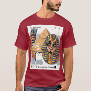 Reizen als een Farao T-shirt