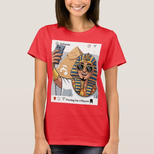 Reizen als een Farao T-shirt (Voorkant)